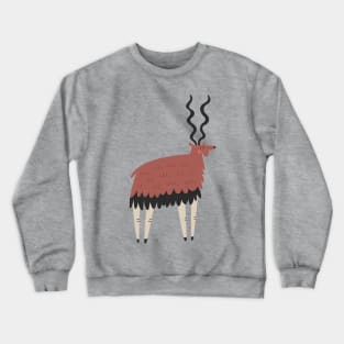 Abstract Antelope Crewneck Sweatshirt